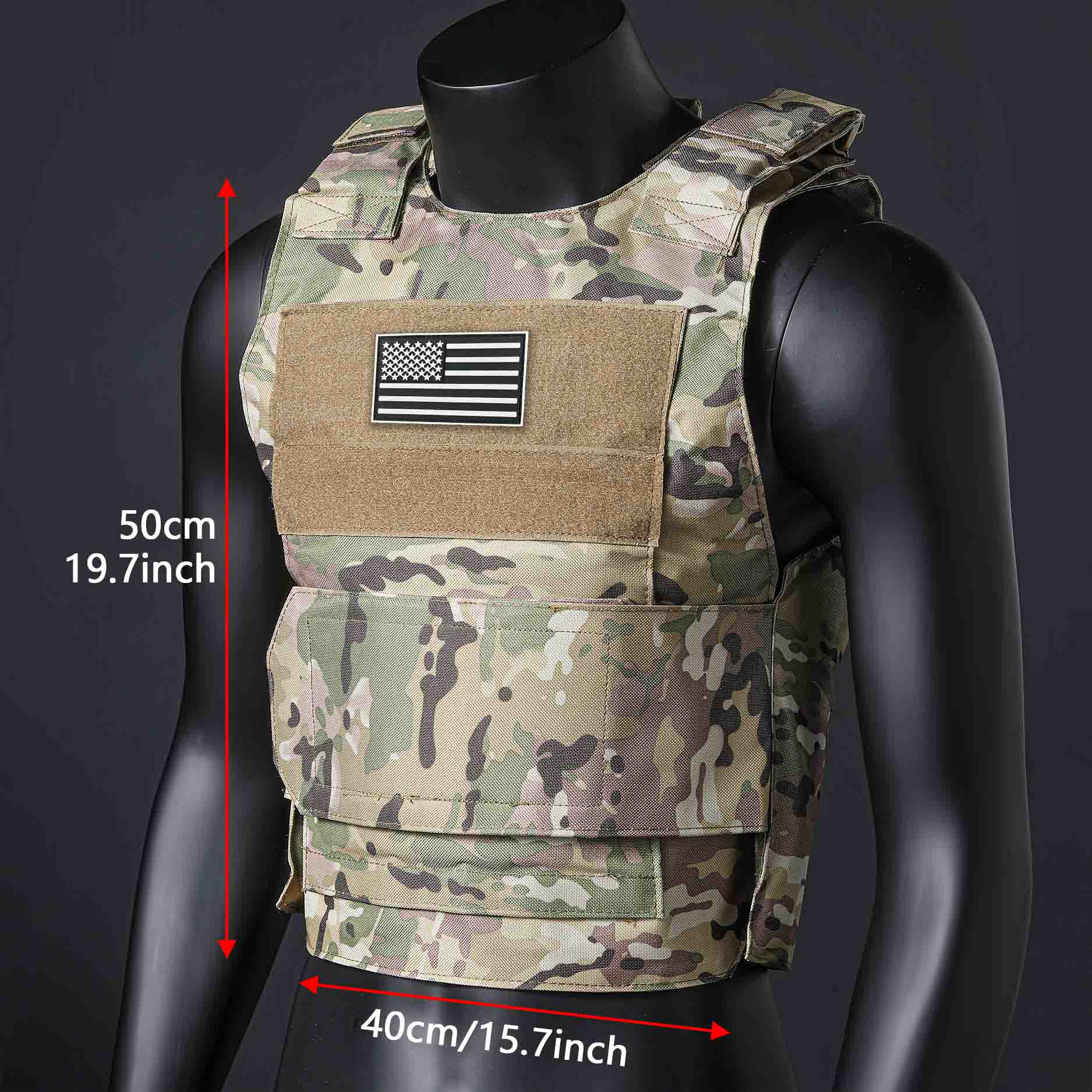 (Gift of American Flag) Quick  - Crossfit Weight Vest recension och pris