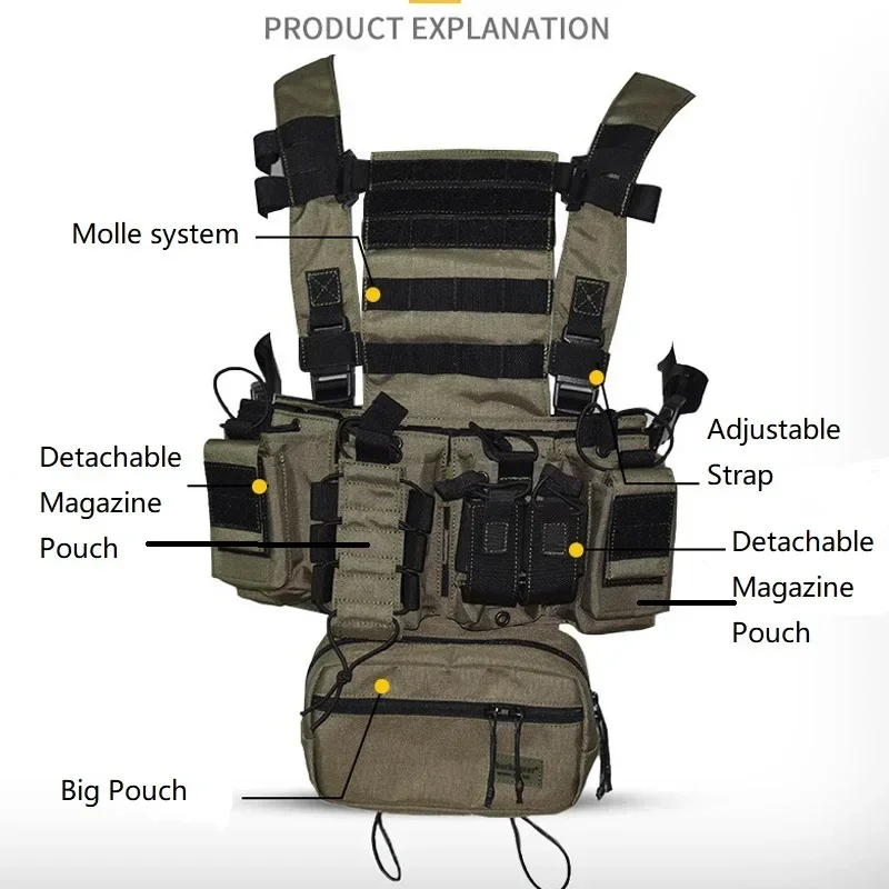 D3CR Chest Rig Vest Multicam B - Gear For Crossfit recension och pris