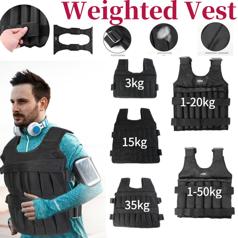 3/15/35kg Workout Weight Jacke - Crossfit Weight Vest recension och pris